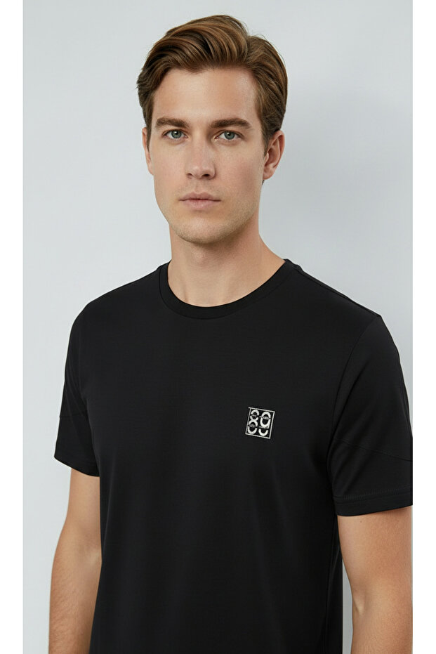 Men's 100% Cotton Daily Basic T-Shirt-7071