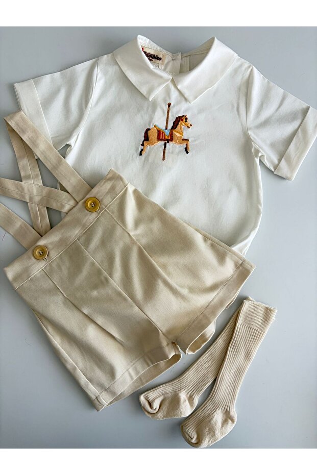 Carousel Concept Birthday Baby Boy Set 3-6 Months 3 Years Old