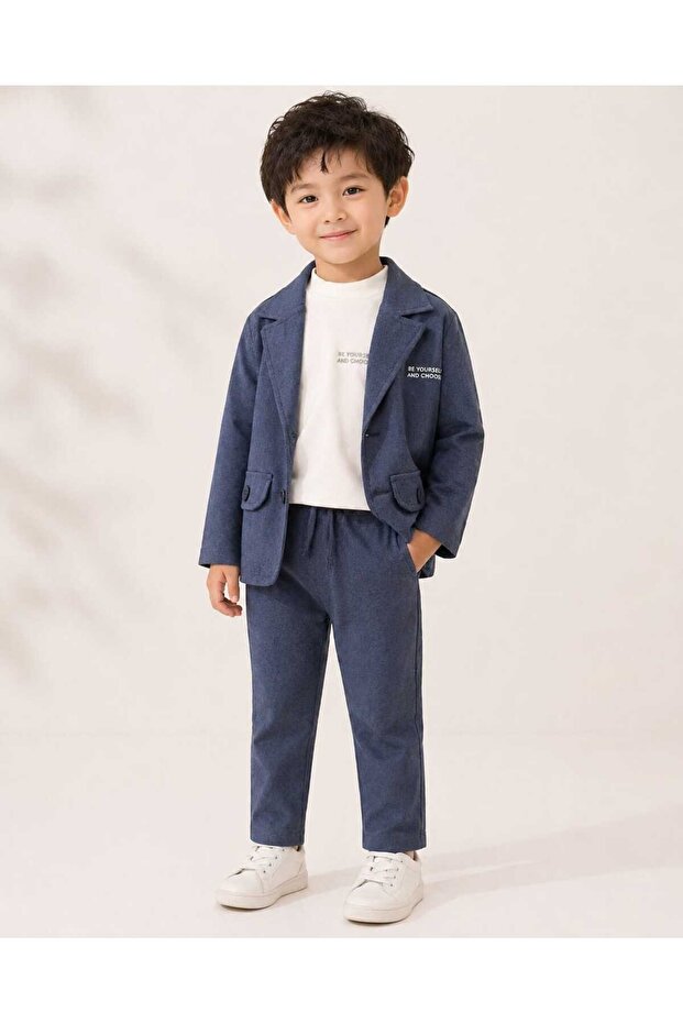 Baby Boy Jacket Pants Bodysuit Seasonal Holiday Set