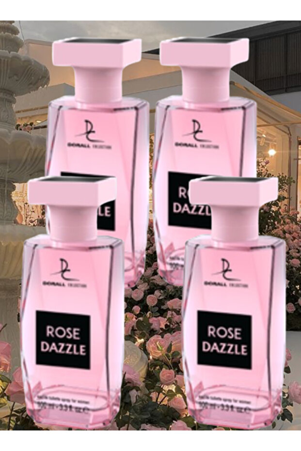 4 قطع من عطر روز دازل 100 مل