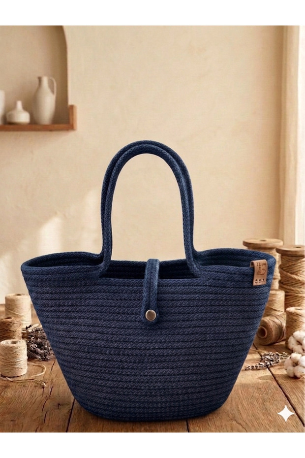 Wicker Jute Look Mini Size Handbag