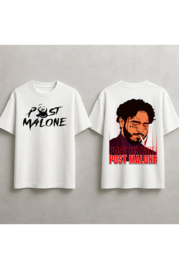 Post Malone Printed Unisex 100% Cotton Oversize T-Shirt