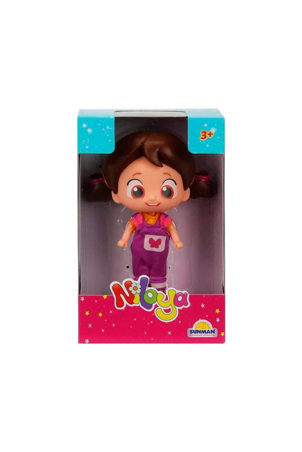 Niloya Figür 12 cm - Mor Elbiseli
