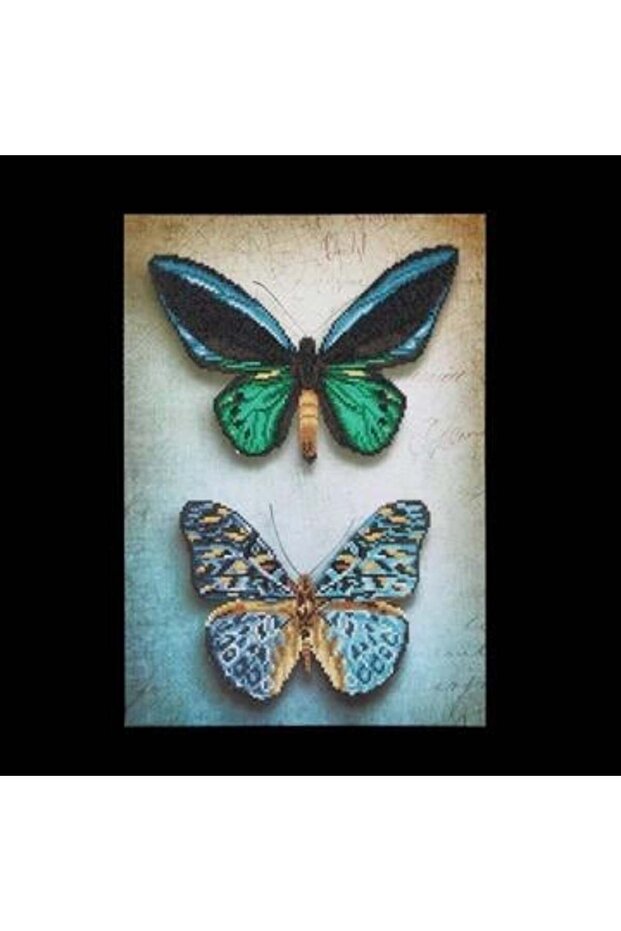 Diamond Dotz Diamond Mosaic Painting Ancient Butterflies - 37X52 cm