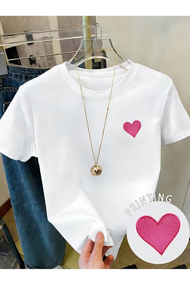 Women's Comfortable Fit Tshirt Mixed Print Tshirt