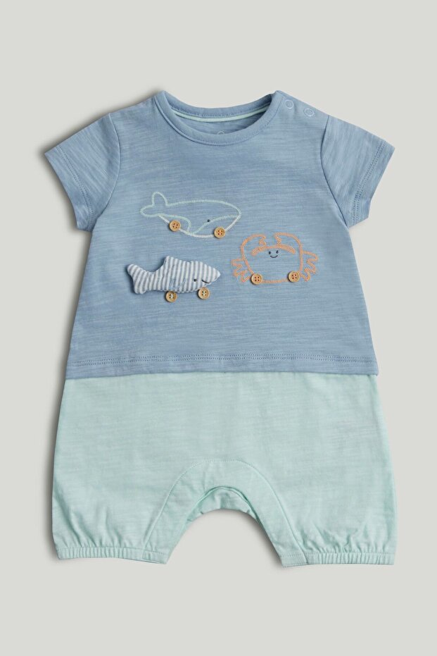 T-Shirt and Shorts Romper