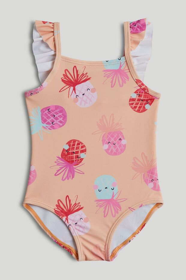 Peach Pineapple Swimsuit