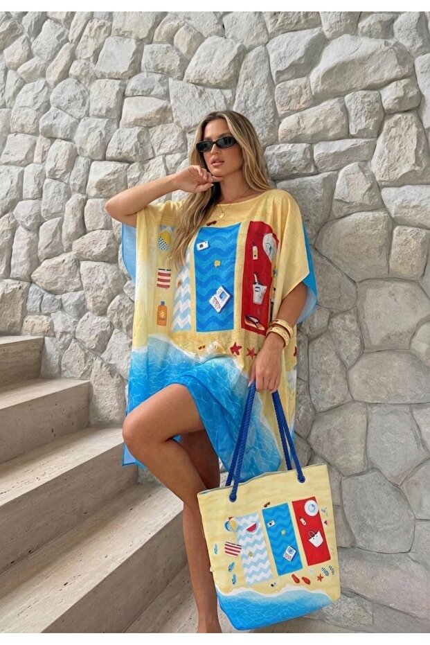 Exclusive Beachwear Bag and Pareo Set