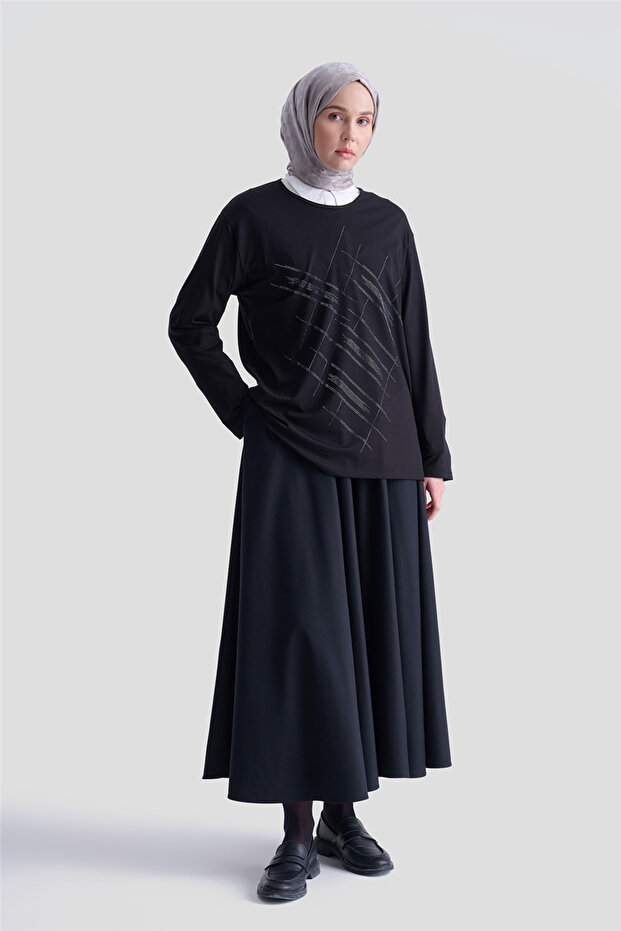 Combed black