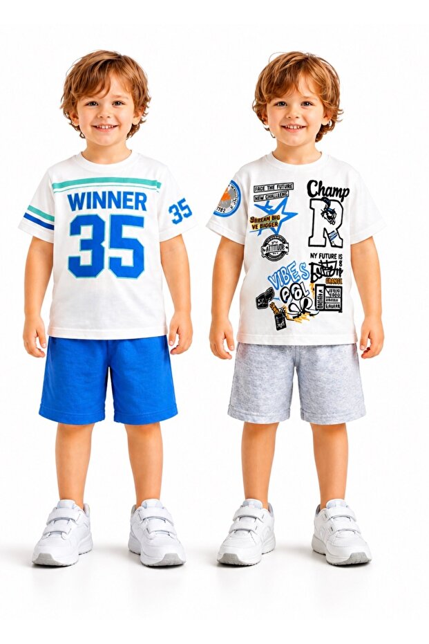 Boy's 2-Piece Cotton Summer Set