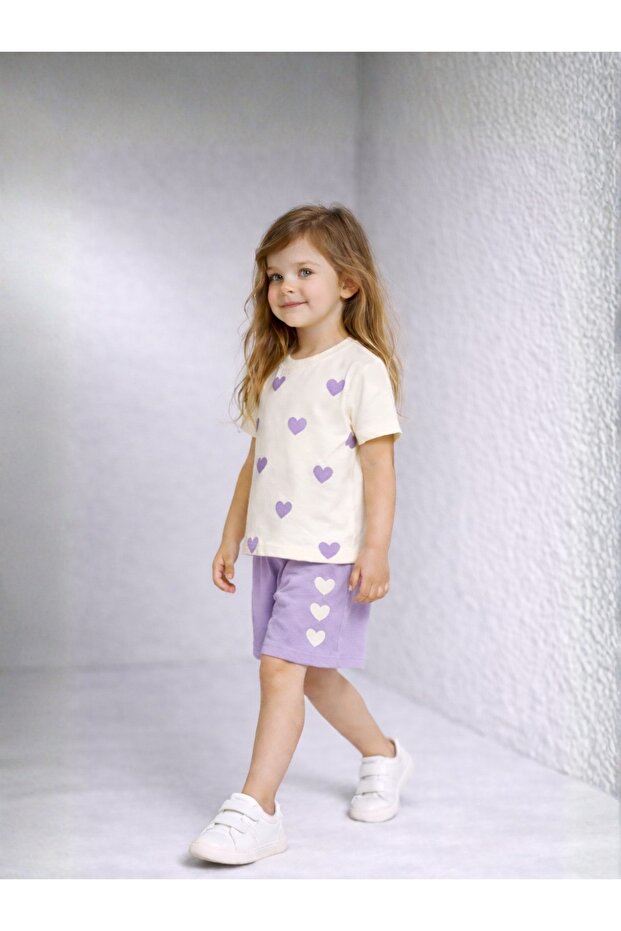 Girl's Top and Bottom Cotton Summer Set