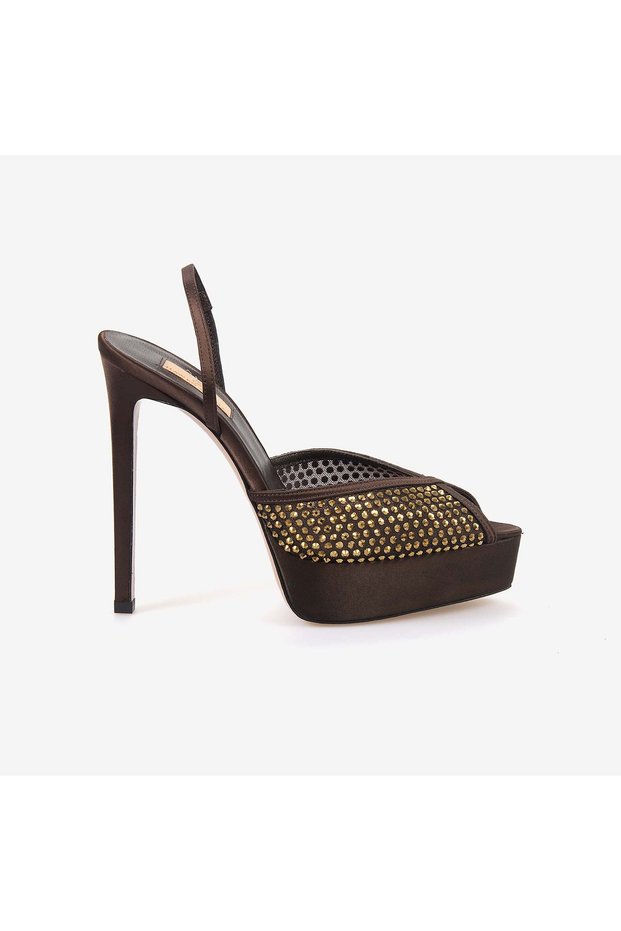 Hawen Angels Women's Mesh 14cm Long Heeled Evening & Evening Dress Shoes 9081