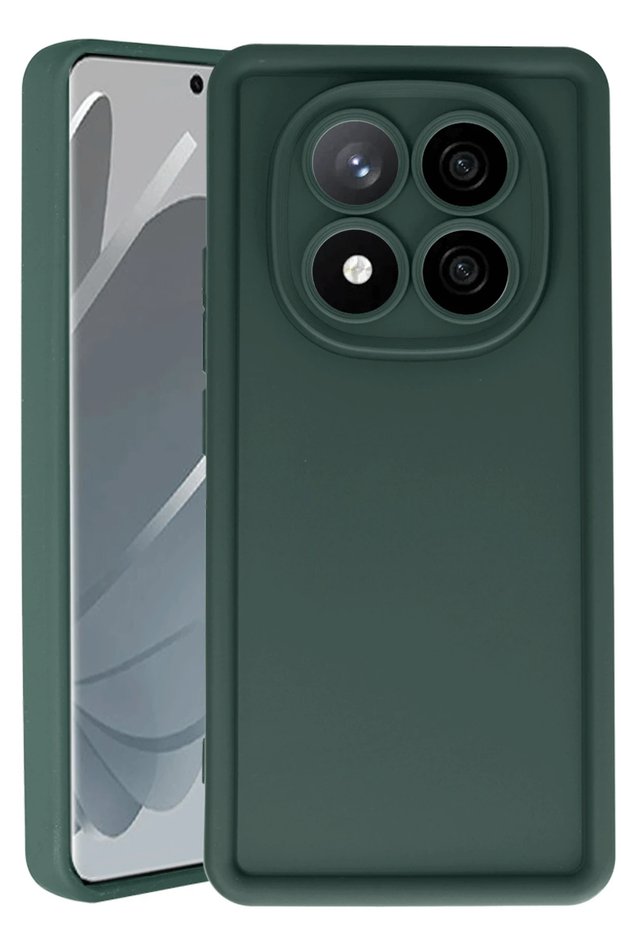 Ilkeshop New Redmi Note 14 Pro 4g Case Viera Silicone - (152217) Dark Green