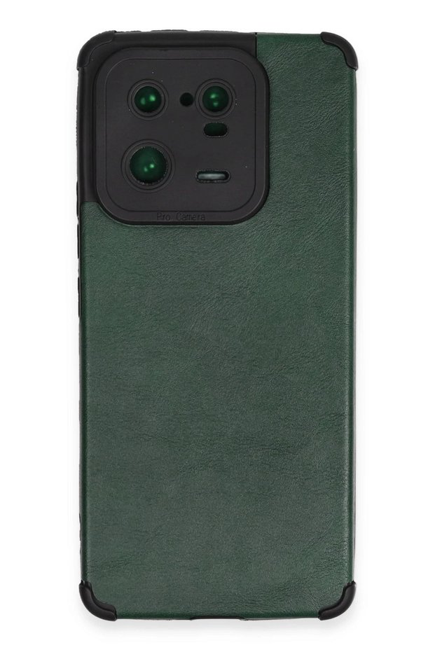 Ilkeshop New Mi 13 Pro Case Loop Leather Silicone (111417) - Green