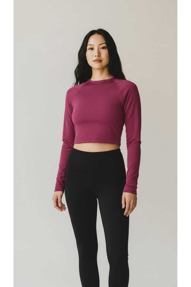 Women's Crew Neck Sports Blouse