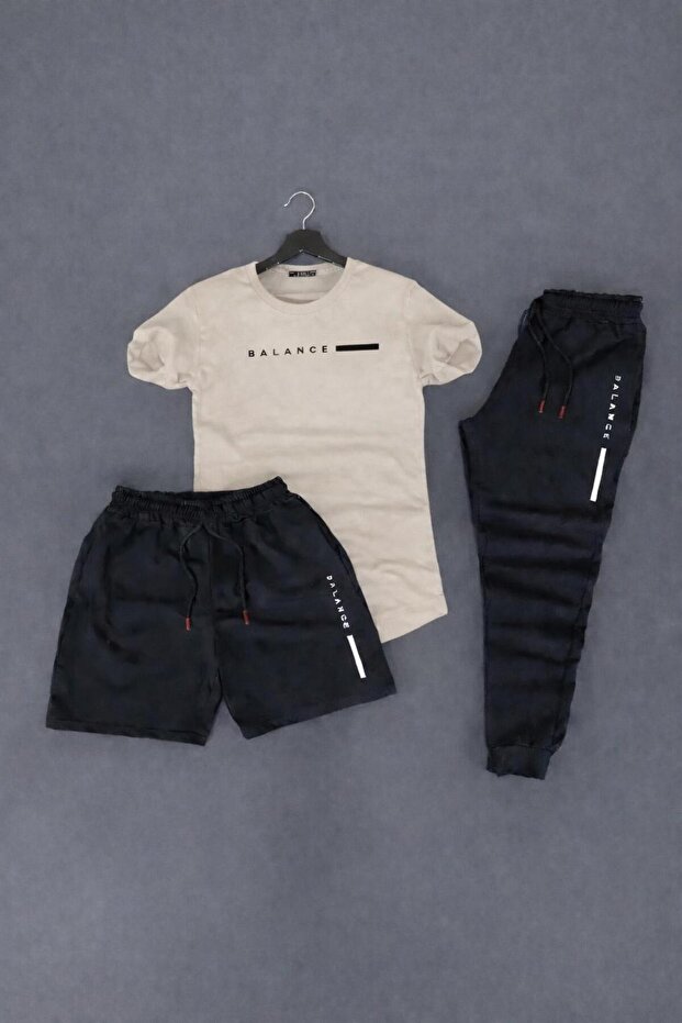 Unisex Balance Printed 3-Piece Set