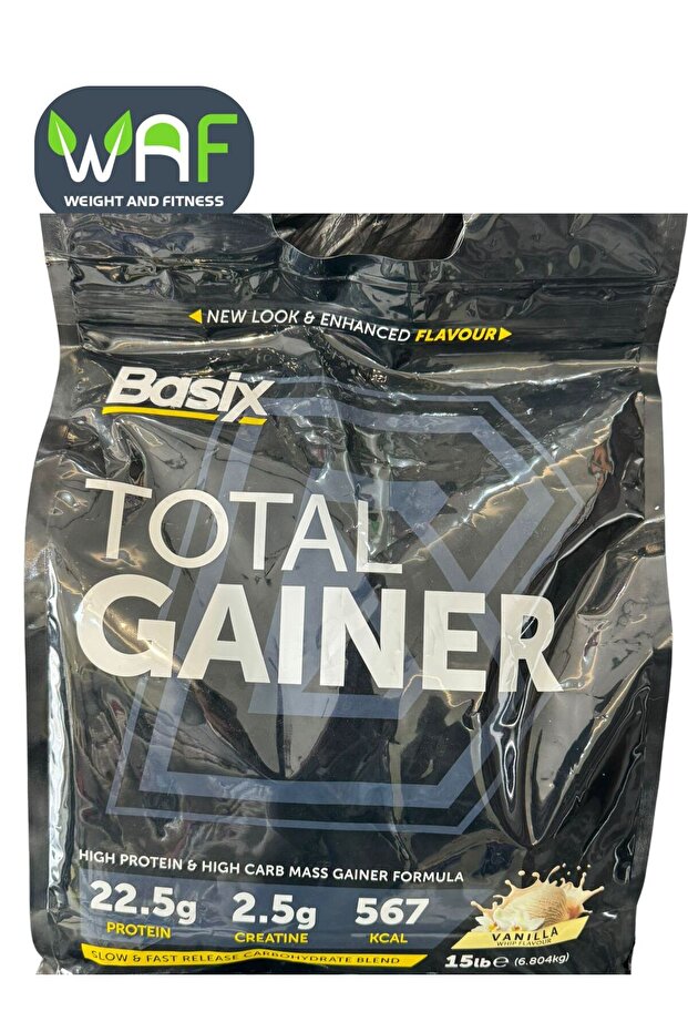 Total Gainer – بروتين توتال جينر بنكهة الفانيلا 15 باوند