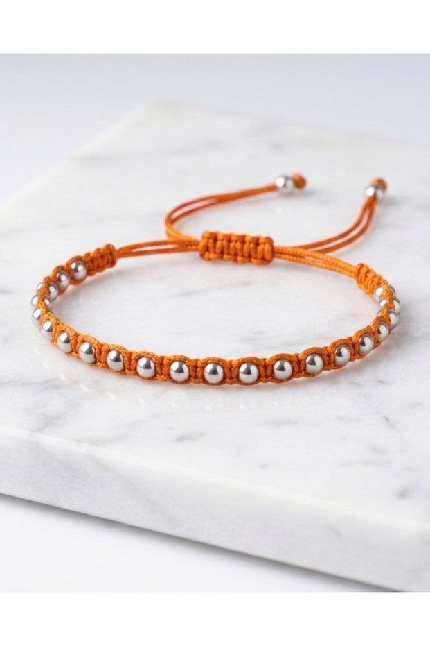 Steel Ball Bracelet, Colorful Macrame Bracelet, Adjustable Bracelet, Waterproof Summer Bracelet, Gift Bracelet