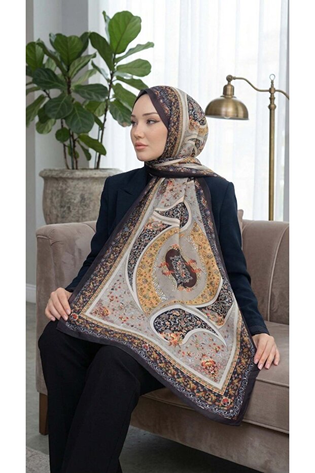 Patterned Soft Shawl - 088