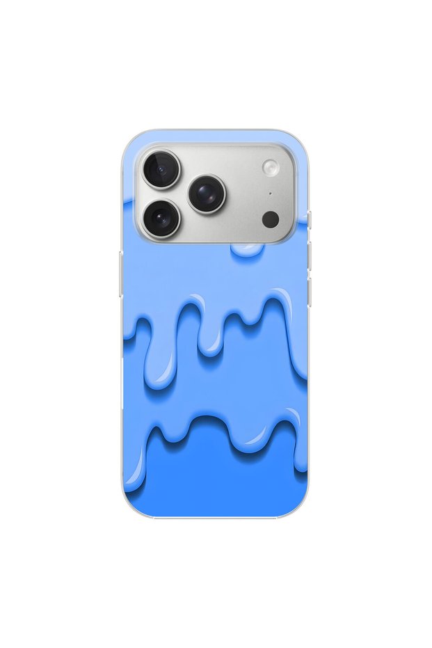 iPhone 17 Pro Max Compatible Cream 3 Design Transparent Case