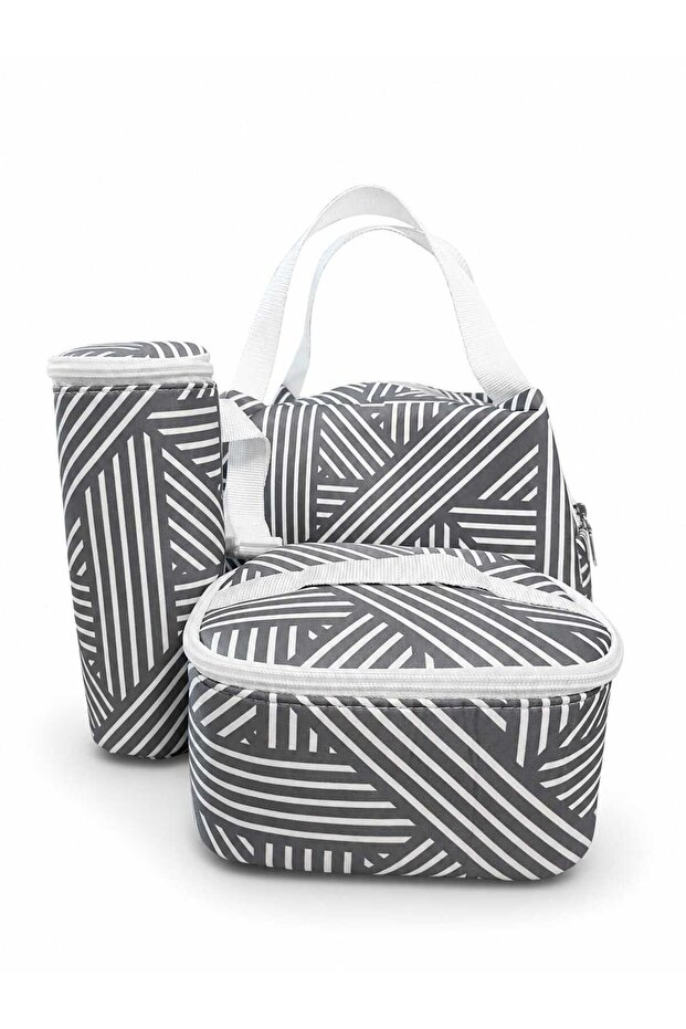 Thermal Multi-Purpose 3-Piece Thermal Bag Set – Handbag, Food & Meal Bag, Baby Bottle Bag
