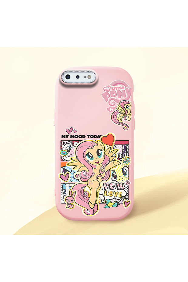 Pink Silicone Case with Shock-Absorbing Camera Protections Compatible with iPhone 7 Plus/8 Plus