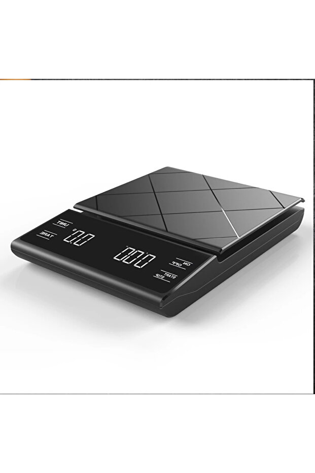 ميزان قهوة إلكتروني ذكي B Smart عالي الدقة مع شاشة LCD للتوقيت، سعة 3 كجم/0.1 جرام، ميزان قهوة رقمي