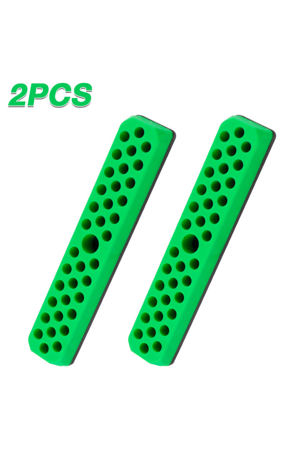 2PCS 1/2Pcs Magnetic Hex Screwdriver Bit Organizer, 37-Hole 1/4-Inch Screwdriver Bits And Drill Bits