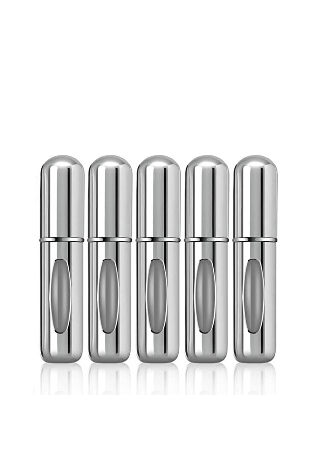 5ml silver 5PCS 1/5Pcs 5ml Perfume Atomizer Portable Liquid Container for Cosmetics Traveling Mini A