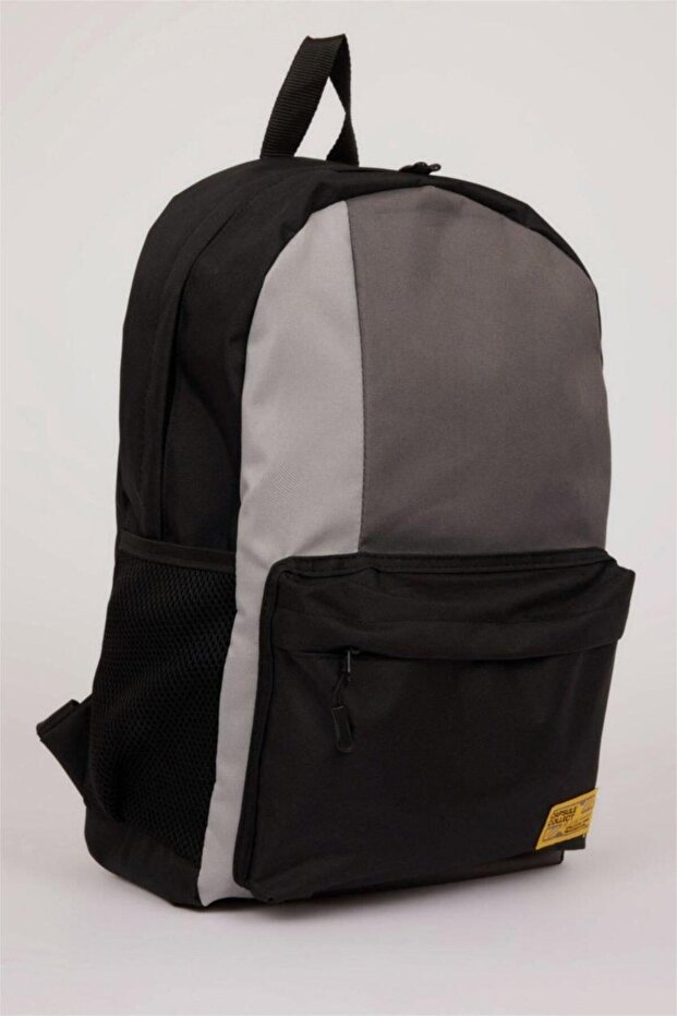 Unisex Basic Plain School Backpack (Ns) - 2