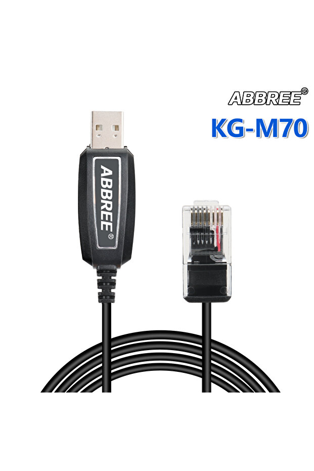 One cable ABBREE Original USB Programming Cable For Wouxun KG-UV980 KG-UV950 KG-UV920 KG M70 Mobile