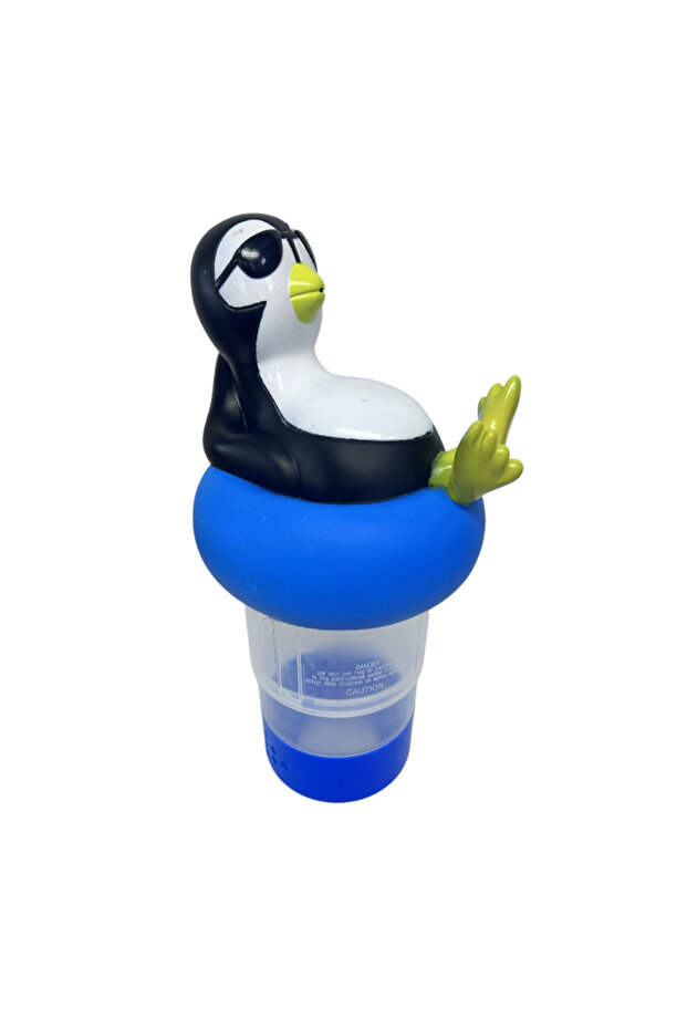 K-406 Floating Pool Chlorine Dispenser (Penguin), Fits 1 and 3 Inch Tablets for Large and Small Pool