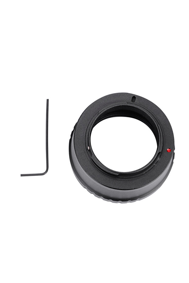 black T2-M4/3 Lens Adapter Lens Adapter Lens Adapter for Mirrorless Camera T2‑ M4/3 Telescop