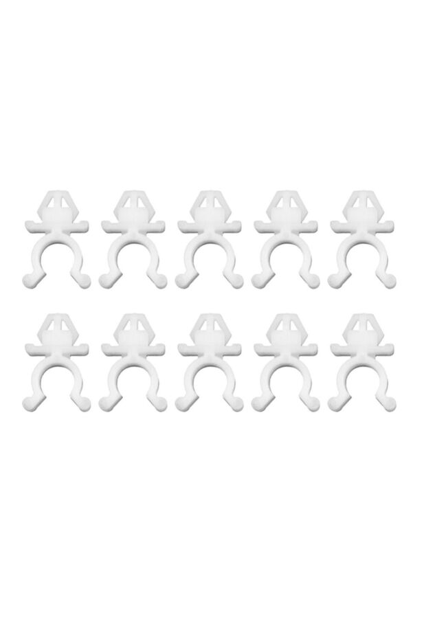 white 10PCS Universal Car Bonnet Hood Holder Clip High Quality Rod Support Clip Durable Grommet Stay