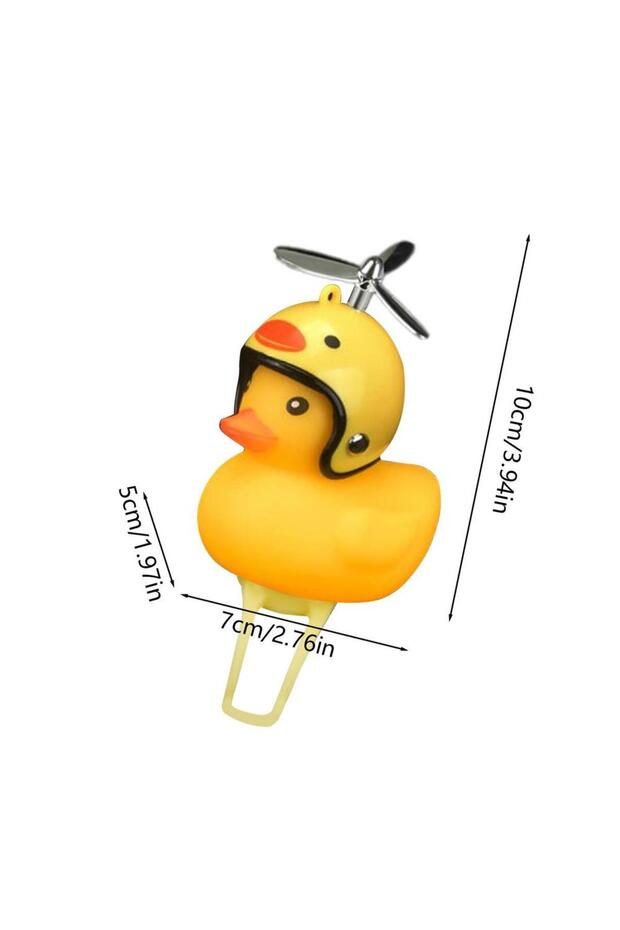 Yellow Duck Bicycle Bell LED Light Bike Bell Bicycle Bell Loud Crisp Clear Sound Ringer Du...
