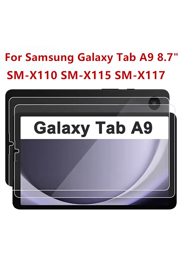 Tab A9 8.7in 2023 2Pcs 9H Tempered Glass Screen Protector For Tab A9 A11 8.7 Inch 2025 SM-X133 SM-