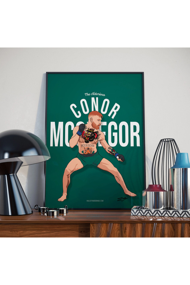 Conor Mcgregor MMA UFC Poster with Frame 30x40cm