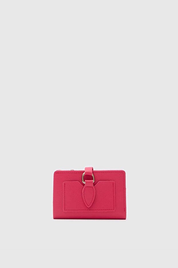 Kiki Snap Closure Women's Wallet Fuchsia