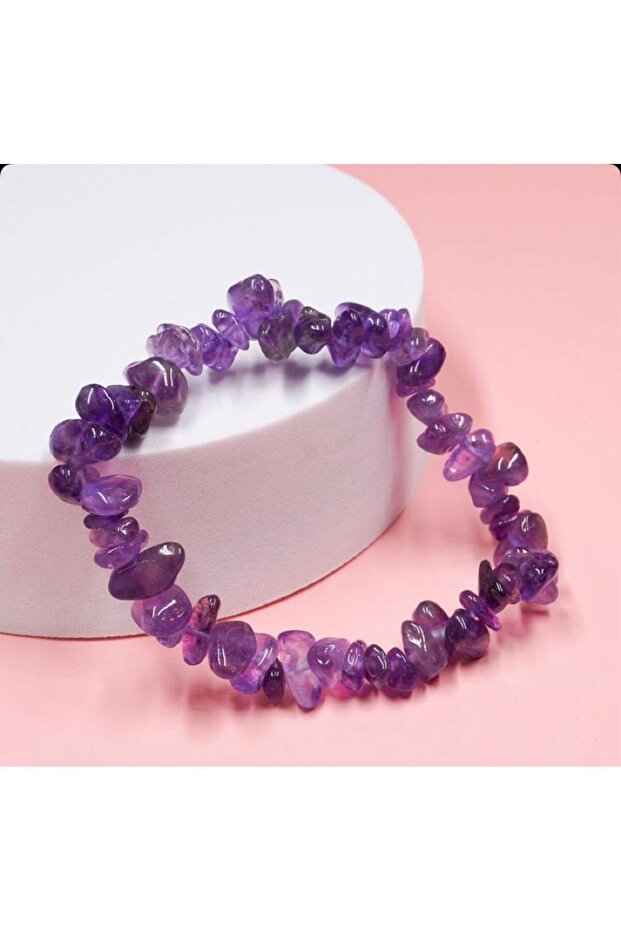 Amethyst Broken Natural Stone Bracelet