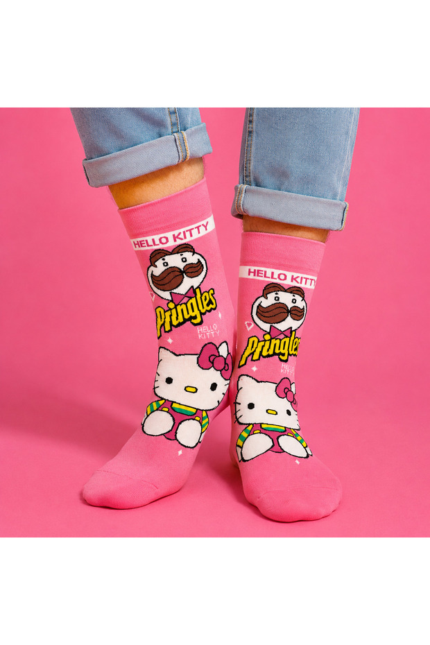 Chips Patterned Colorful Unisex Socks