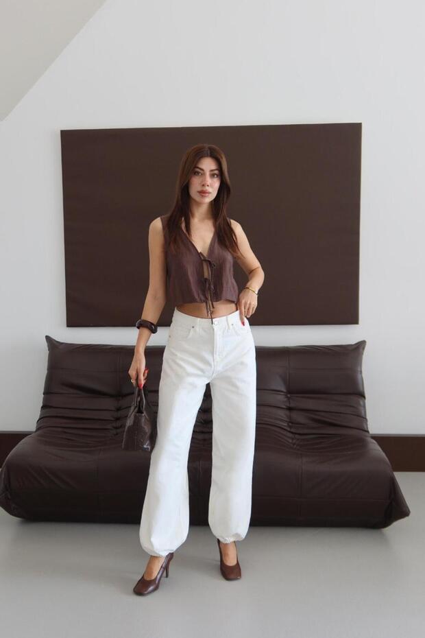 8283 Women's Elastic Cuff Trousers