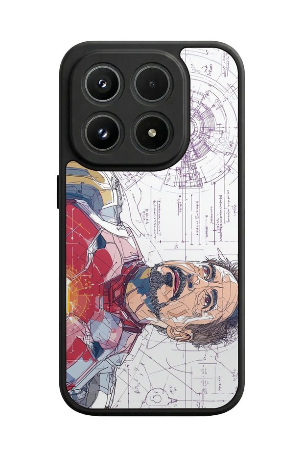 Xlaomi Mi 17 5g Compatible Glossy Premium Case with Iron Man Design