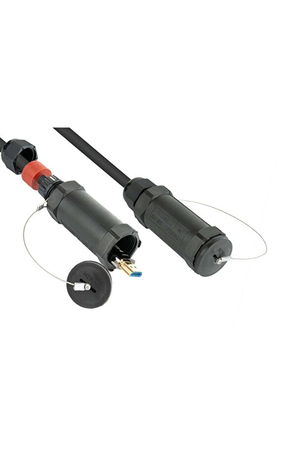 Cablu HDMI 2.0b hibrid Python AOC, armat cu oțel, 15m - 3