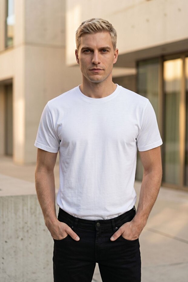Advantageous 2-pack: men's basic t-shirt set - 2