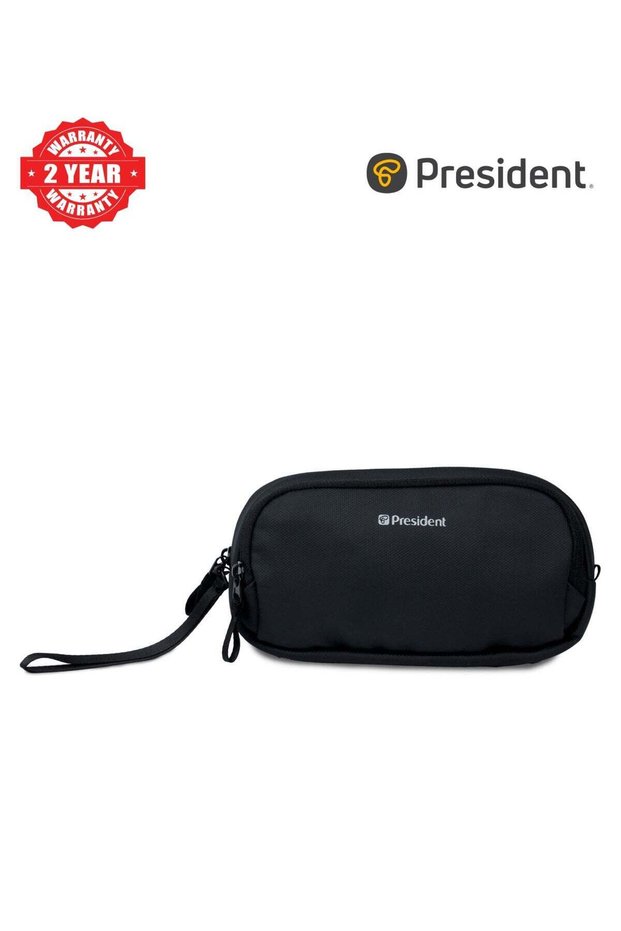 Men's clutch bags are fashionable large-capacity handbags, suitable for both business and casual use ( BLACK )