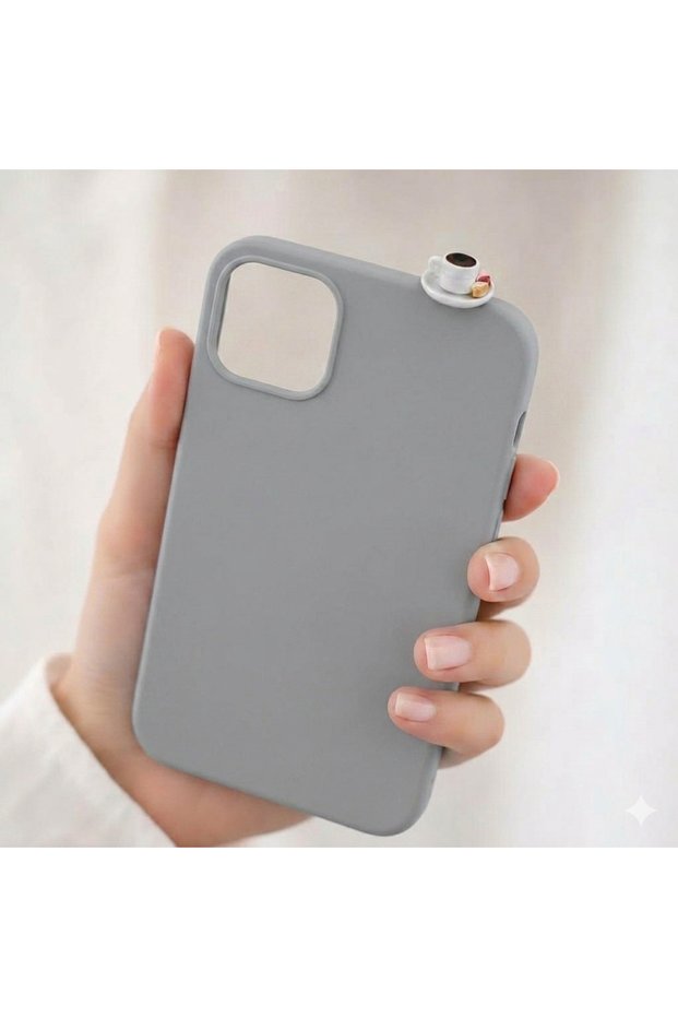 iPhone 13Promax Delightful Coffee Figured Silicone Case