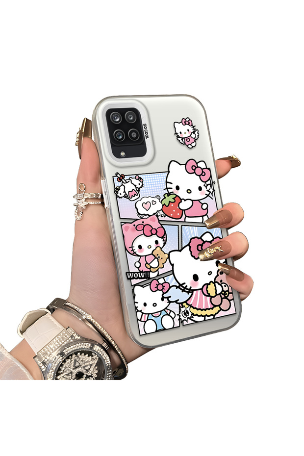 Samsung Galaxy A12/M12 Compatible Stylish Cartoon Printed Shockproof Case