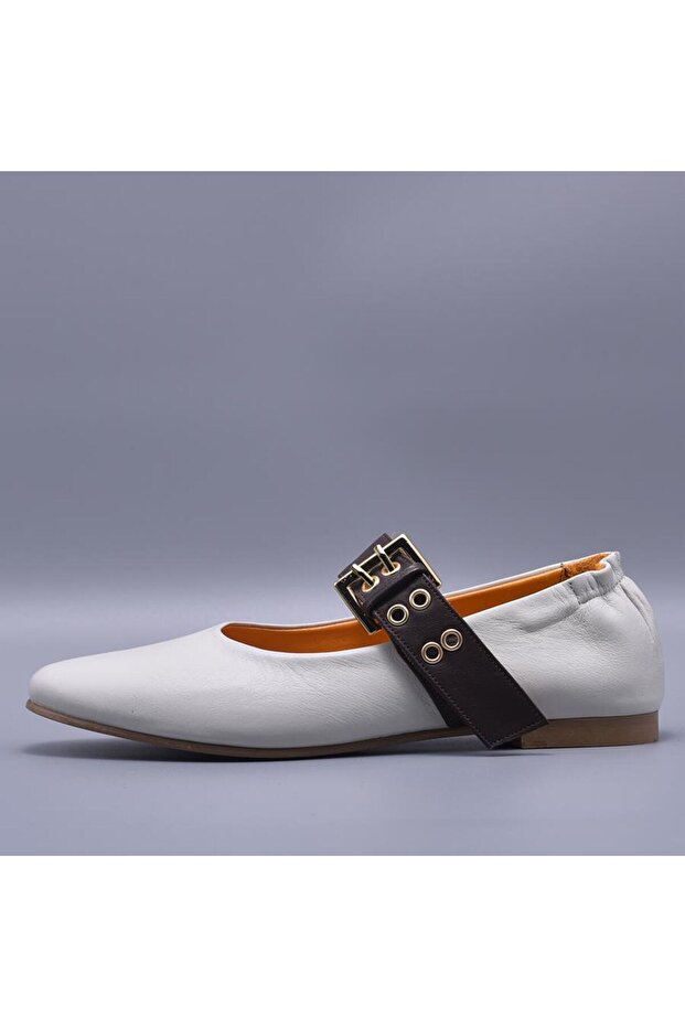 Nephelle Women's Genuine Leather Ballerinas 161045