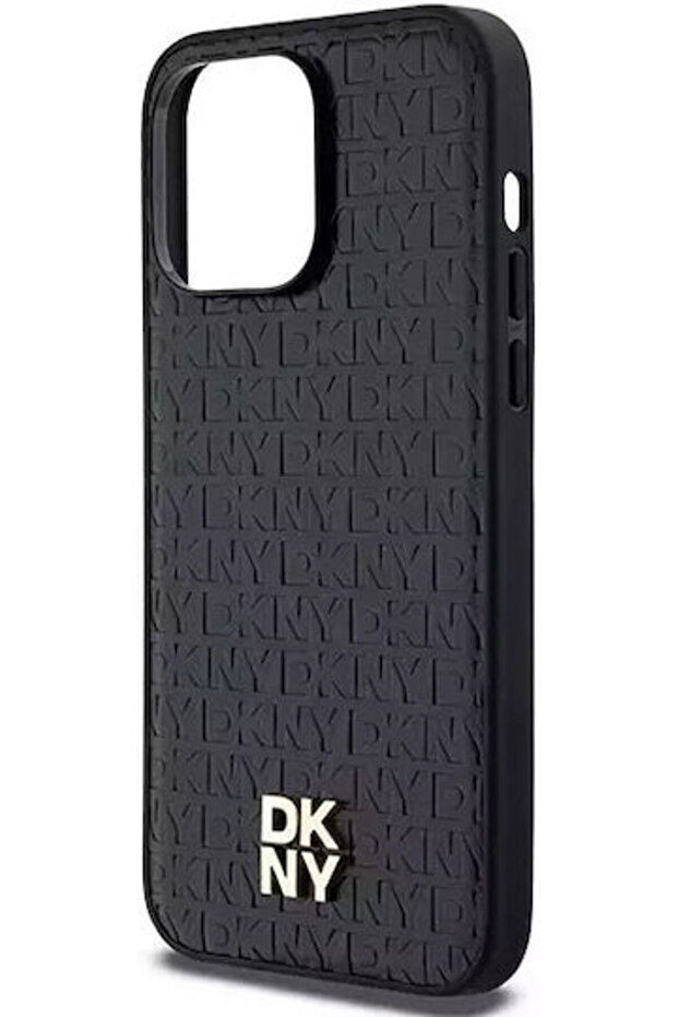 Pu Leather Repeat Pattern Stack Logo Magsafe Case Iphone 14 Pro Max Black Code: DKHMP14XPSHRPSK - 5