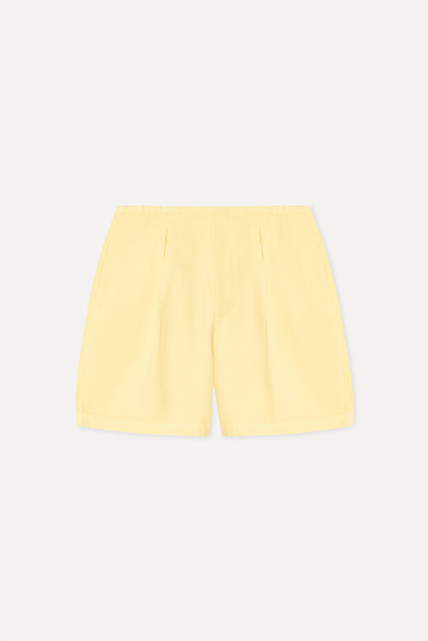 Women's Yellow Relax Fit Shorts